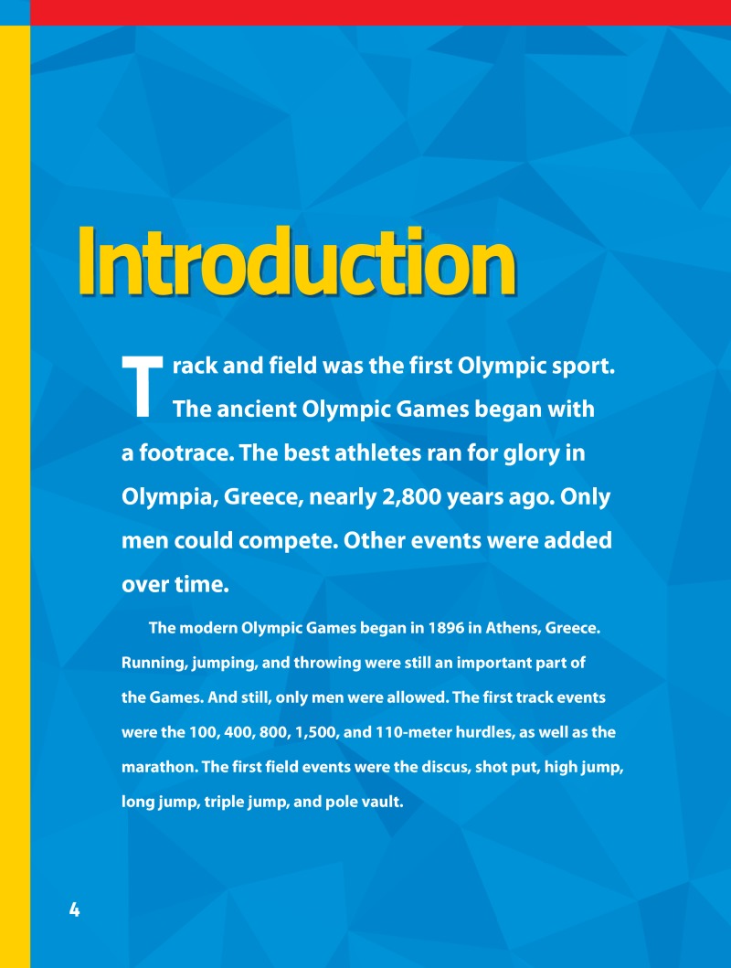Great Moments in Olympic Track and Field — page 1