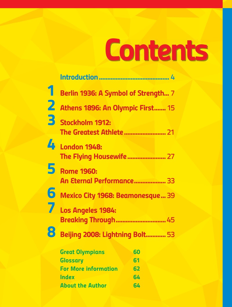 Great Moments in Olympic Track and Field book cover