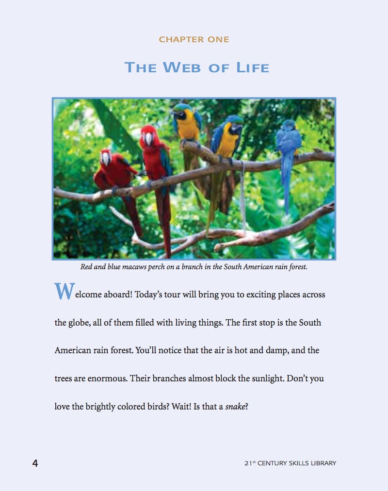 Real World Science: Ecosystems — page 1