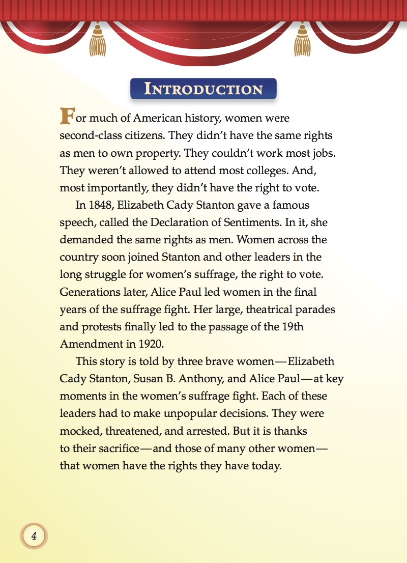 Suffrage Sisters: The Fight for Liberty — page 1