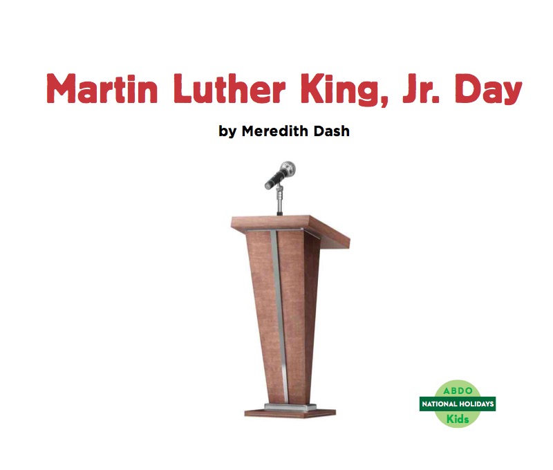 Martin Luther King, Jr. Day book cover