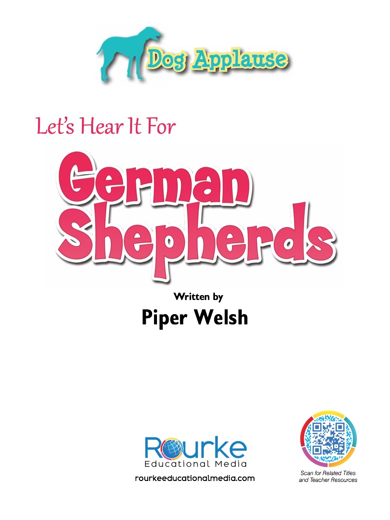 Let's Hear It For German Shepherds book cover