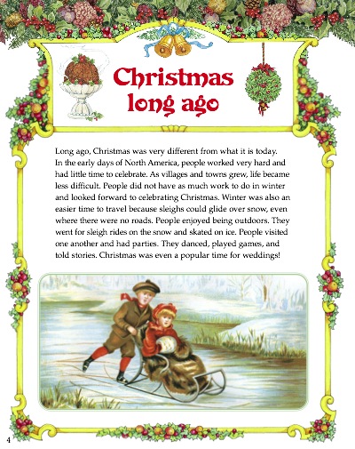 A Visual Dictionary of Christmas Long Ago — page 1