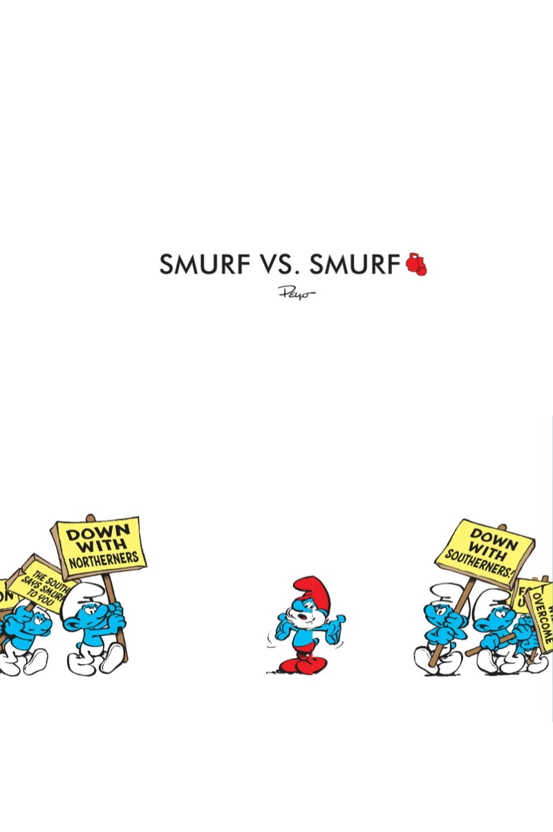 The Smurfs 12: Smurf versus Smurf book cover
