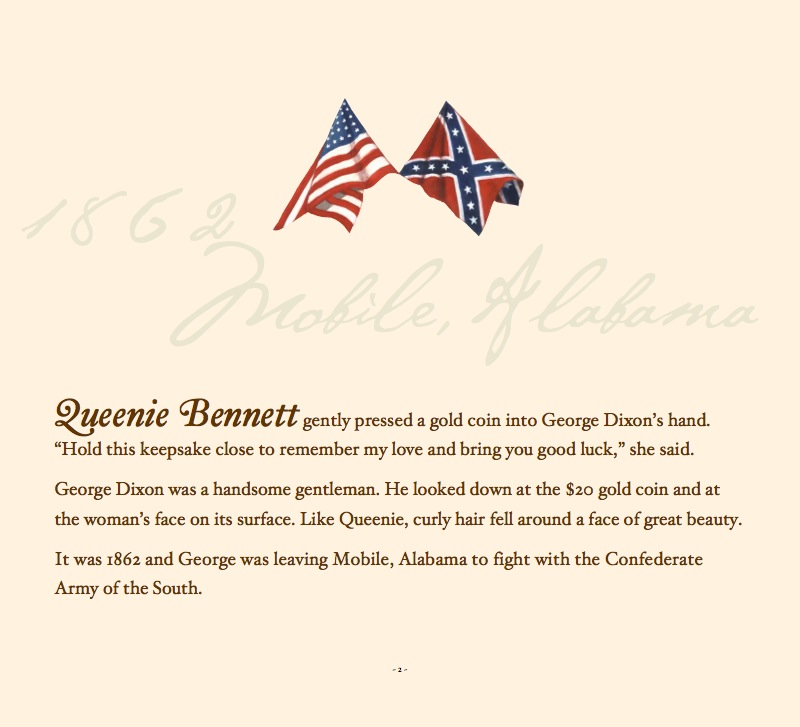 The Story Of The H.L. Hunley And Queenie's Coin — page 1