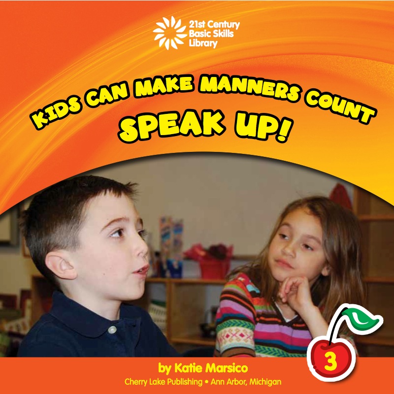 Kids Can Make Manners Count: Speak Up! book cover