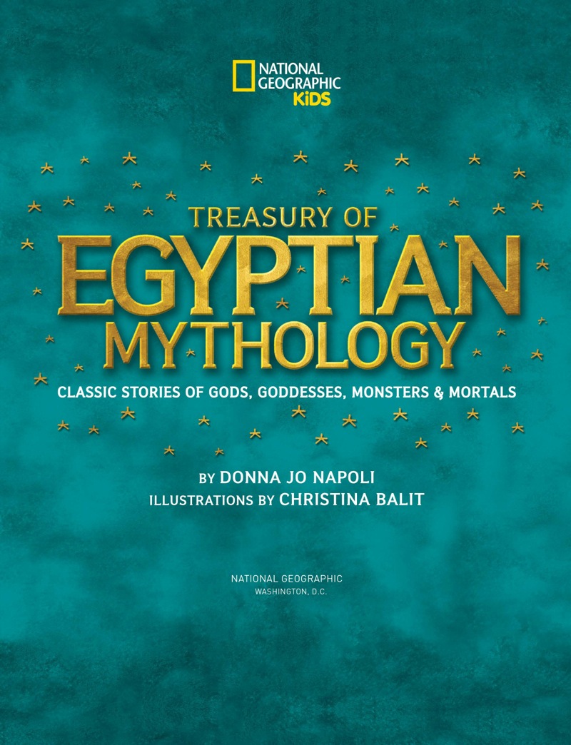 Treasury of Egyptian Mythology book cover