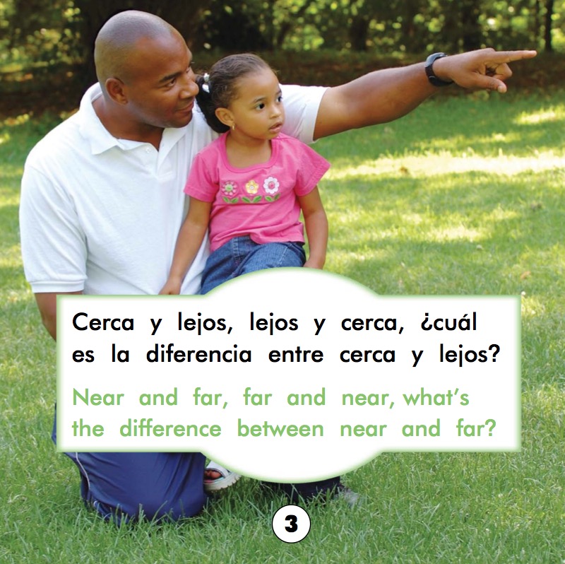 Cerca Y Lejos (Near and Far: Location Words) book cover