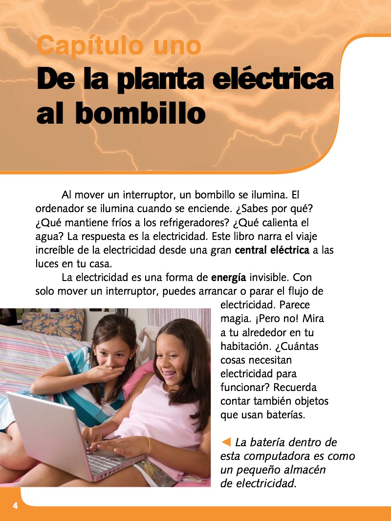 Enciende la luz: Cómo funciona la electricidad — page 1