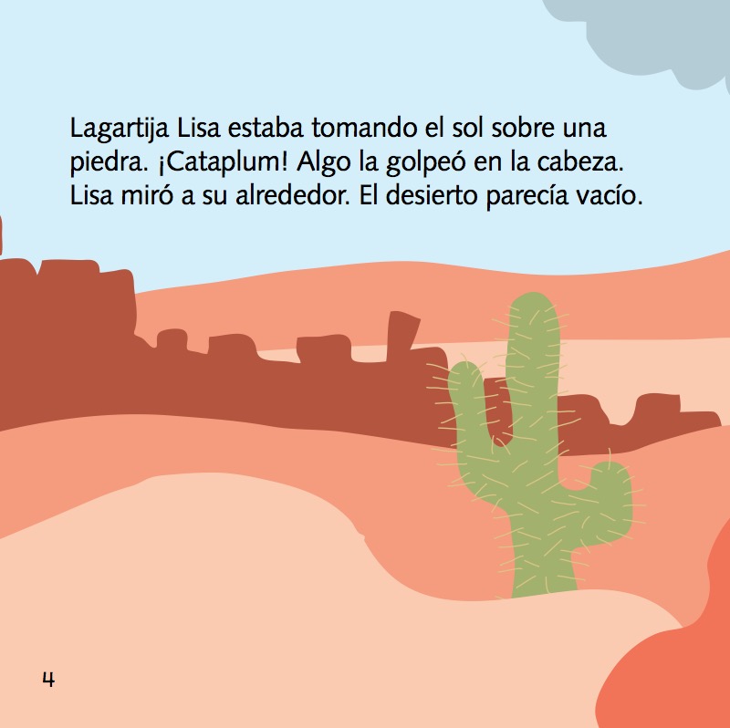 Lagartija Lisa: ¡El Cielo Se Está Cayendo! (Lizzie Little, The Sky Is Falling!) — page 1