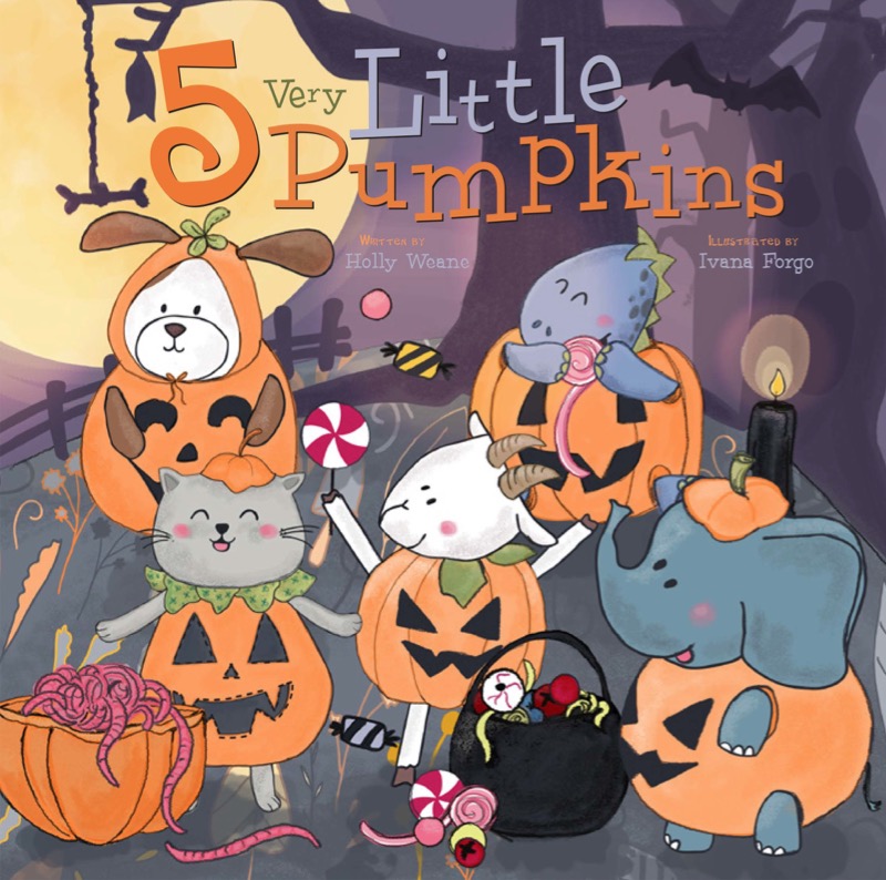 5 Very Little Pumpkins book cover