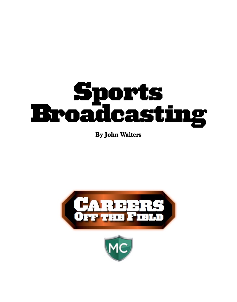 Sports Broadcasting book cover