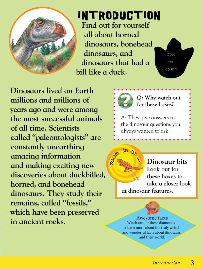 The Awesome Book of Duckbills and Boneheads — page 1