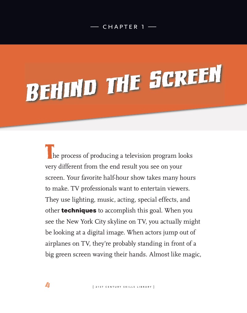 Asking Questions about What's on Television — page 1