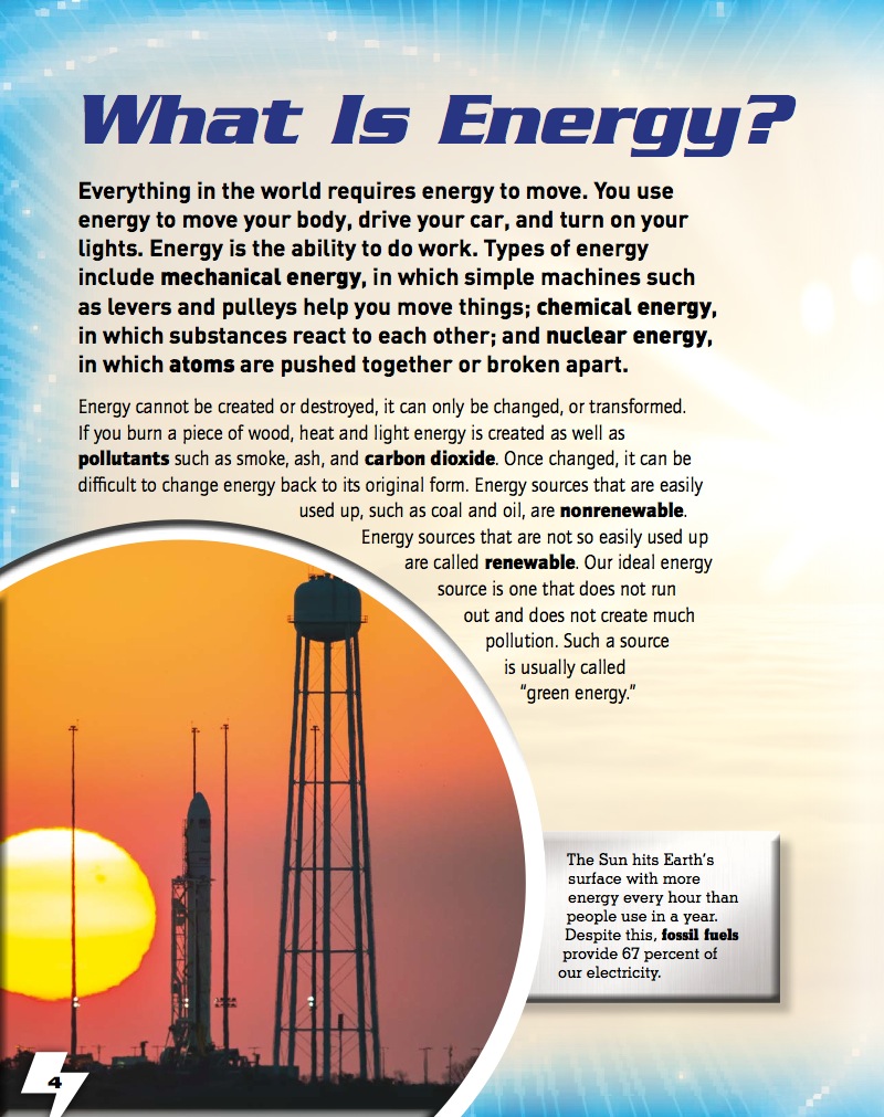Energy from the Sun: Solar Power — page 1