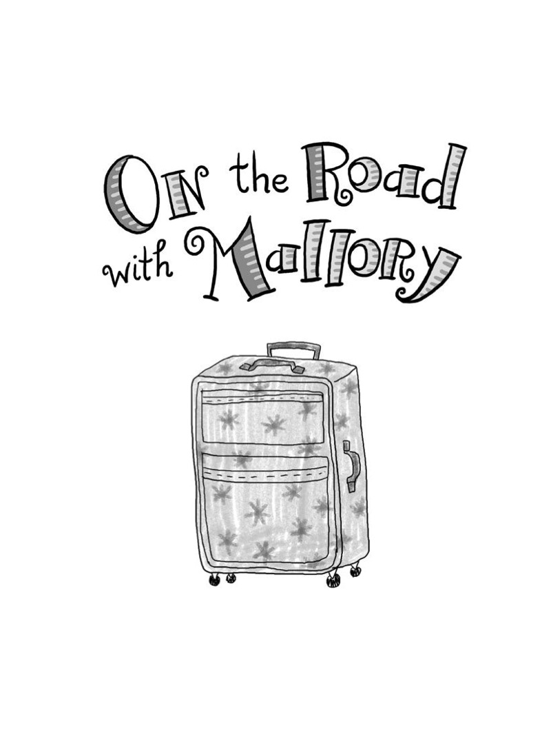 On the Road with Mallory (Mallory #25) book cover