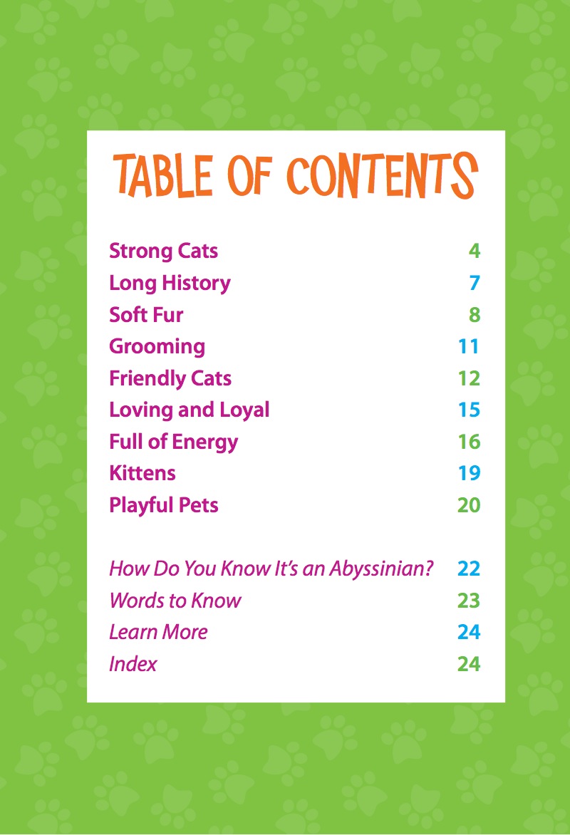 Abyssinian Cats book cover