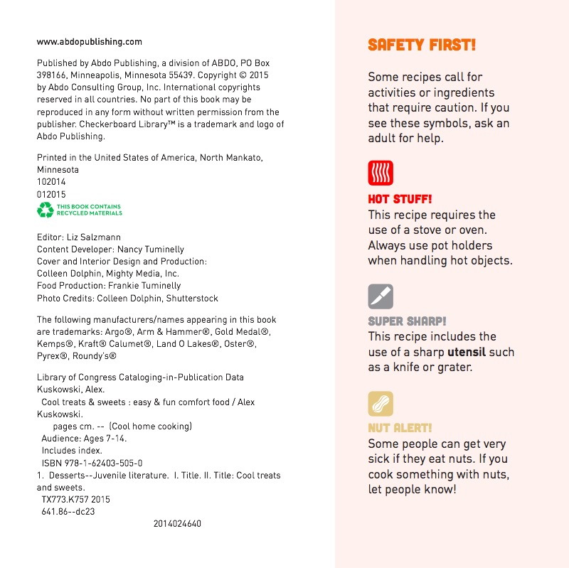 Cool Treat & Sweets: Easy & Fun Comfort Food — page 1