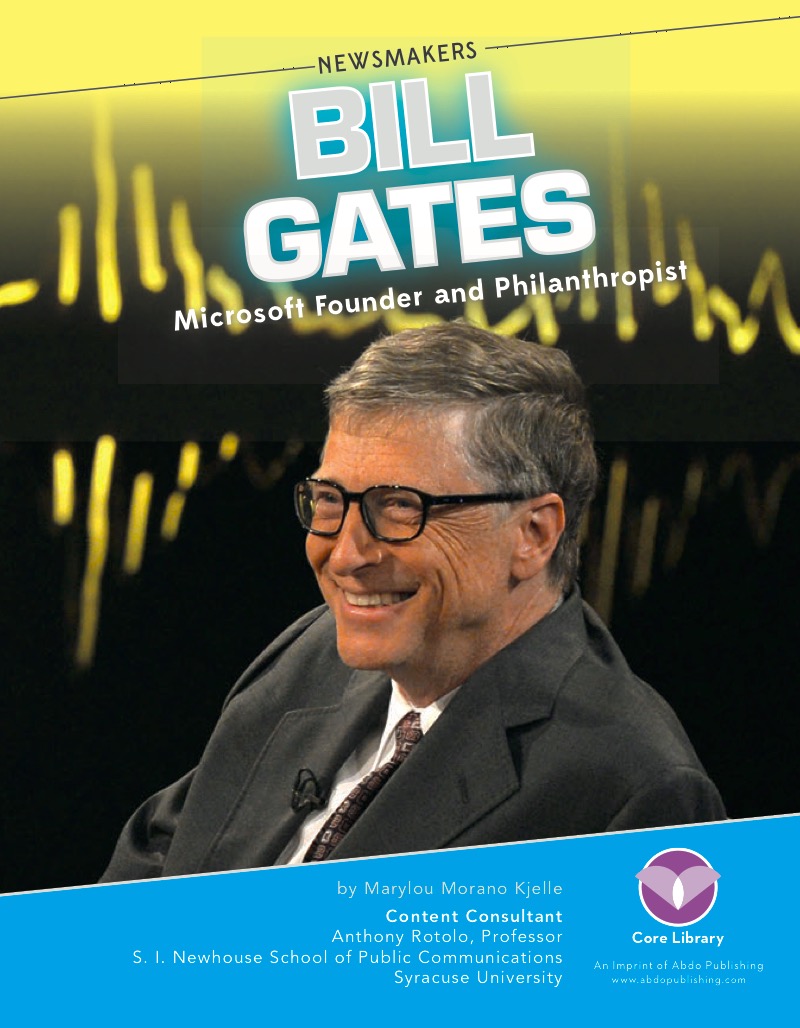 Bill Gates Microsoft Founder and Philanthropist book cover