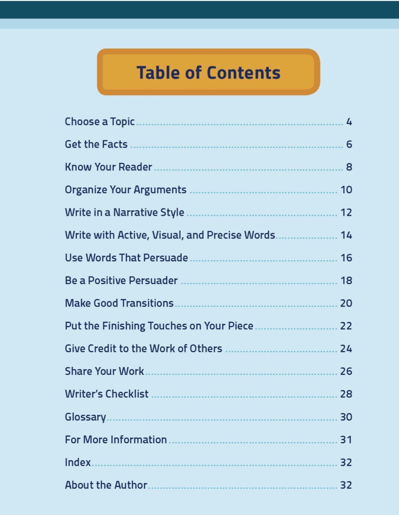 12 Great Tips On Writing To Persuade book cover