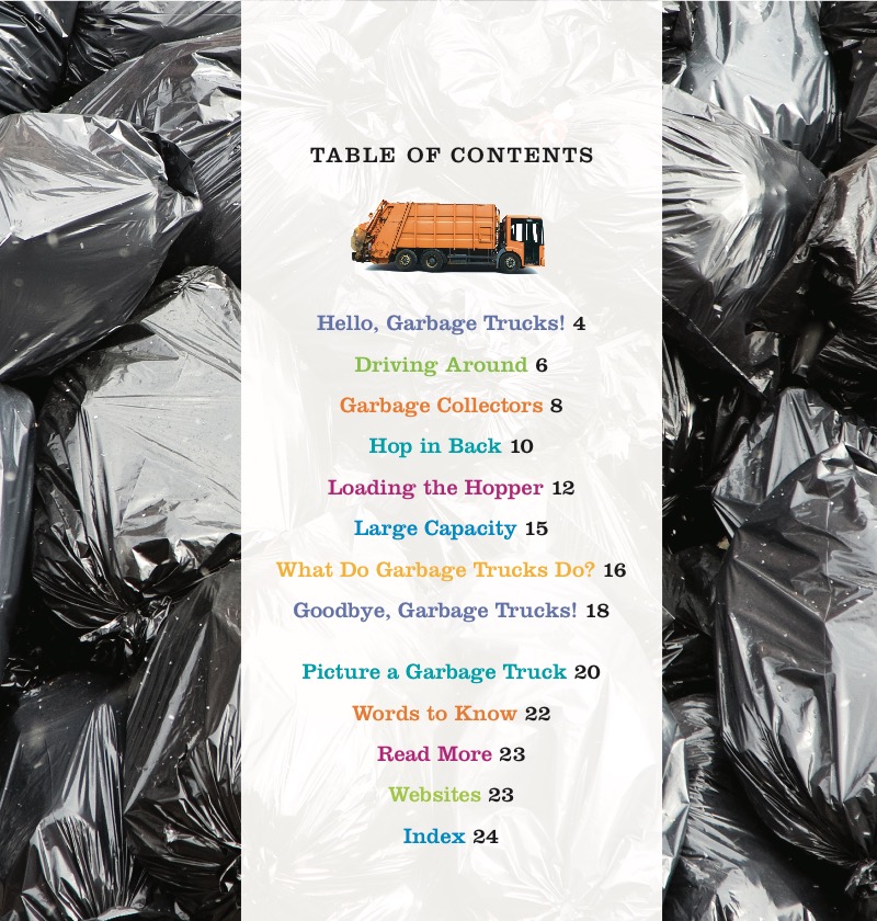 Garbage Trucks book cover