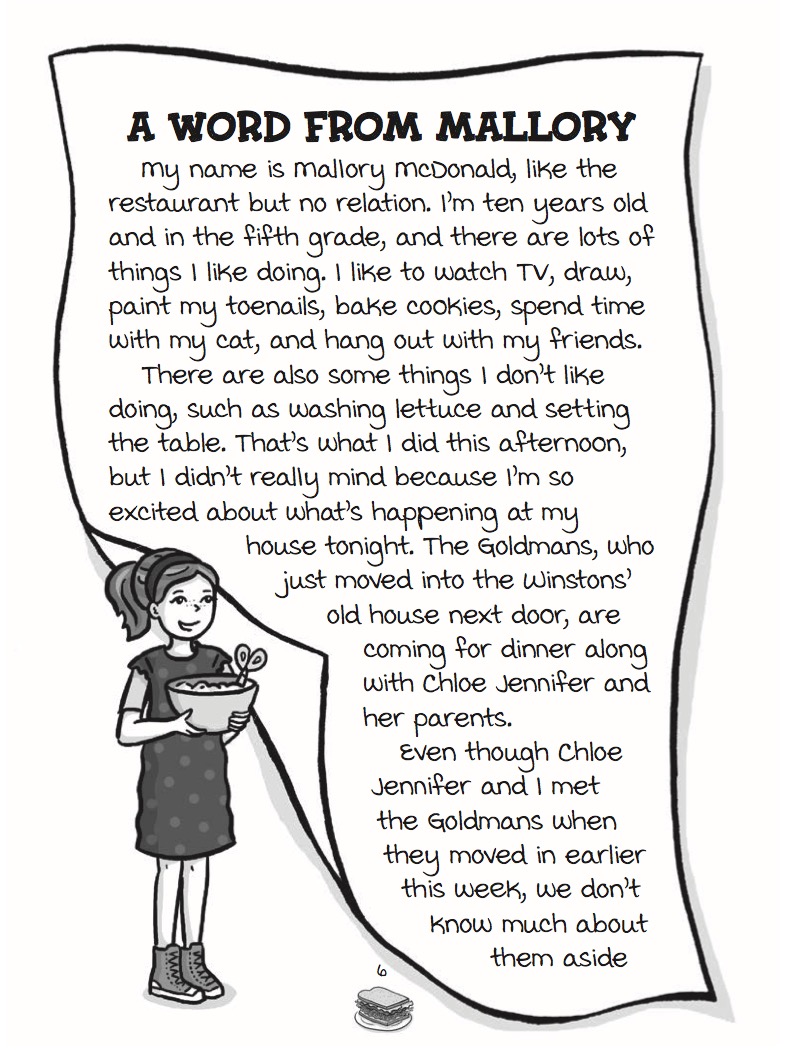 Mallory McDonald, Super Sitter — page 1