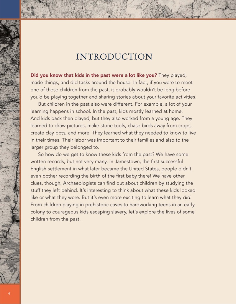 Children of the Past: Archaeology and the Lives of Kids — page 1