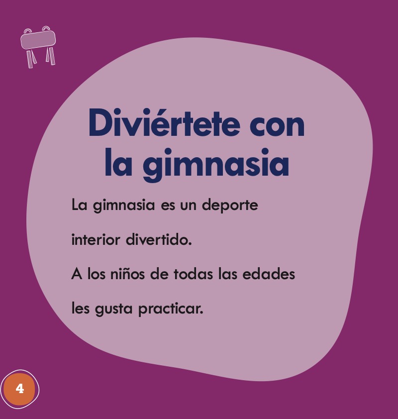 ¡Hora de gimnasia! (Gymnastics Time!) — page 1