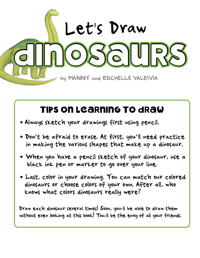 Let's Draw Dinosaurs book cover