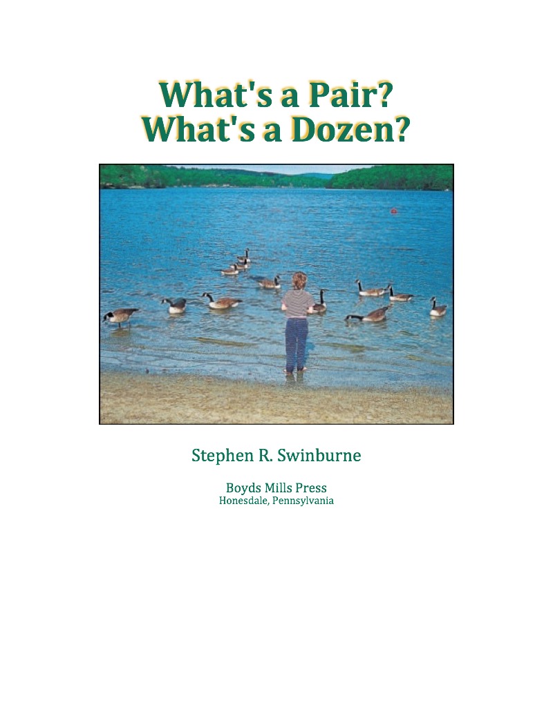 What's a Pair? What's a Dozen? book cover