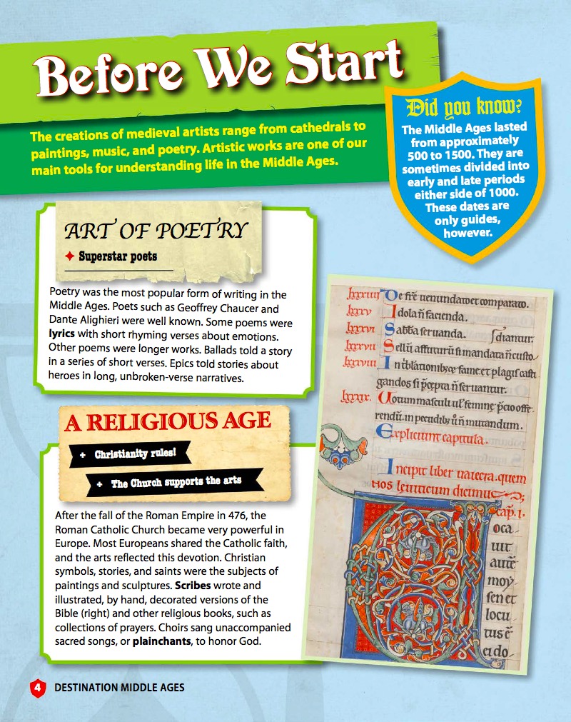 Your Guide to the Arts in the Middle Ages — page 1