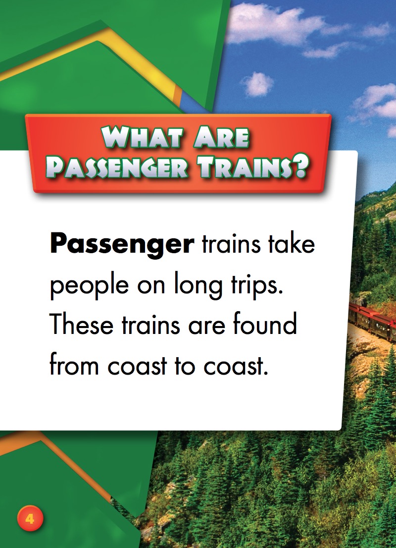 Amazing Trains: Passenger Trains — page 1