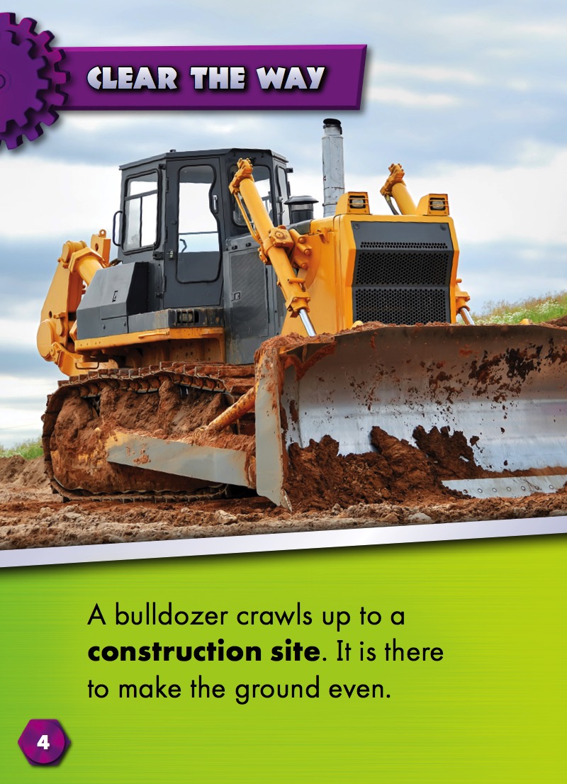 Mighty Machines in Action: Bulldozers — page 1