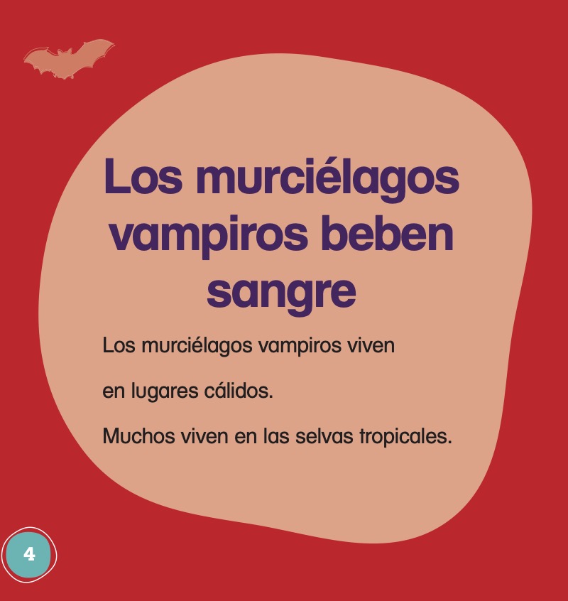 ¡Es un murciélago vampiro! (It's a Vampire Bat!) — page 1