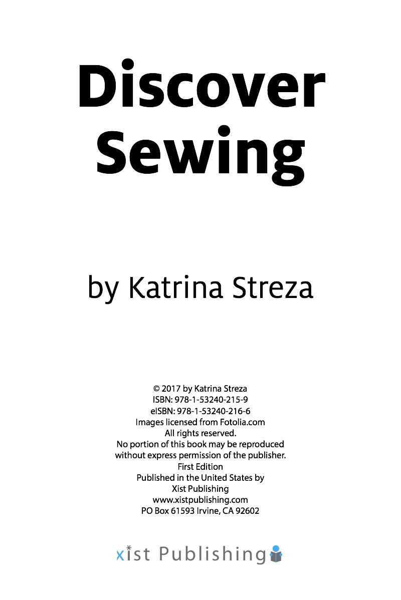 Discover Sewing book cover