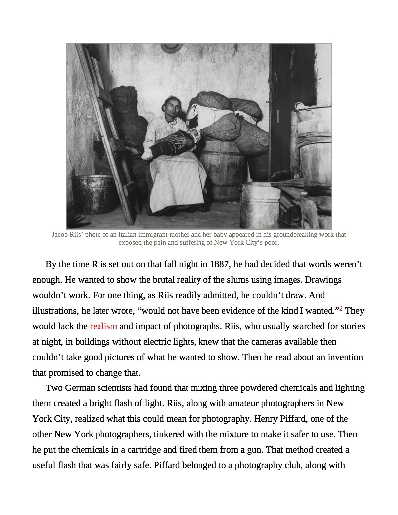 Exposing Hidden Worlds: How Jacob Riis' Photos Became Tools for Social Reform — page 1