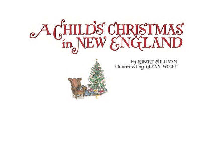 A Child's Christmas in New England book cover