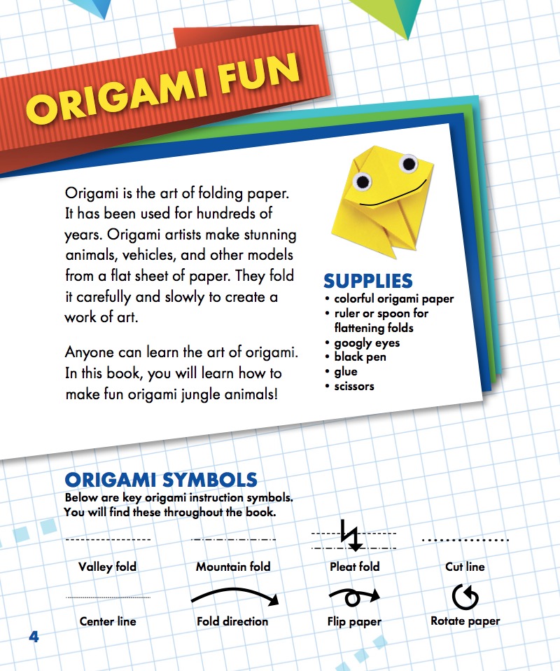 Origami Fun: Jungle Animals — page 1