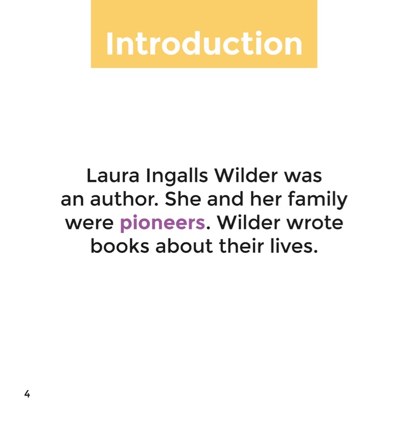 Laura Ingalls Wilder — page 1