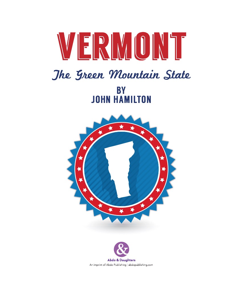Vermont book cover
