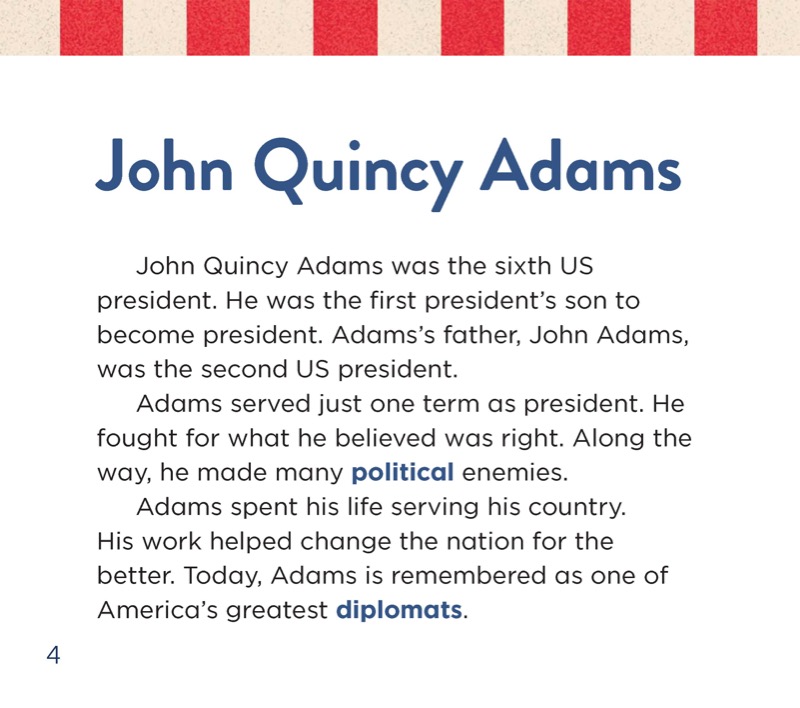 John Quincy Adams — page 1