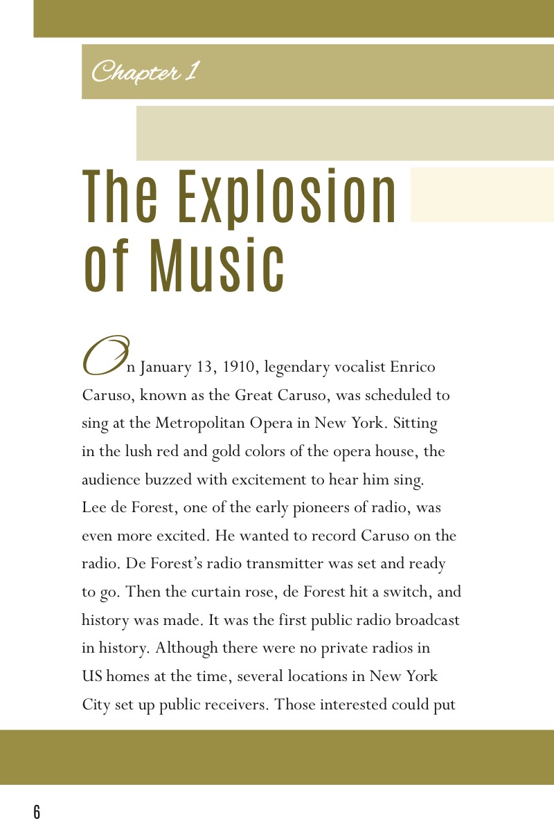 History of Music — page 1