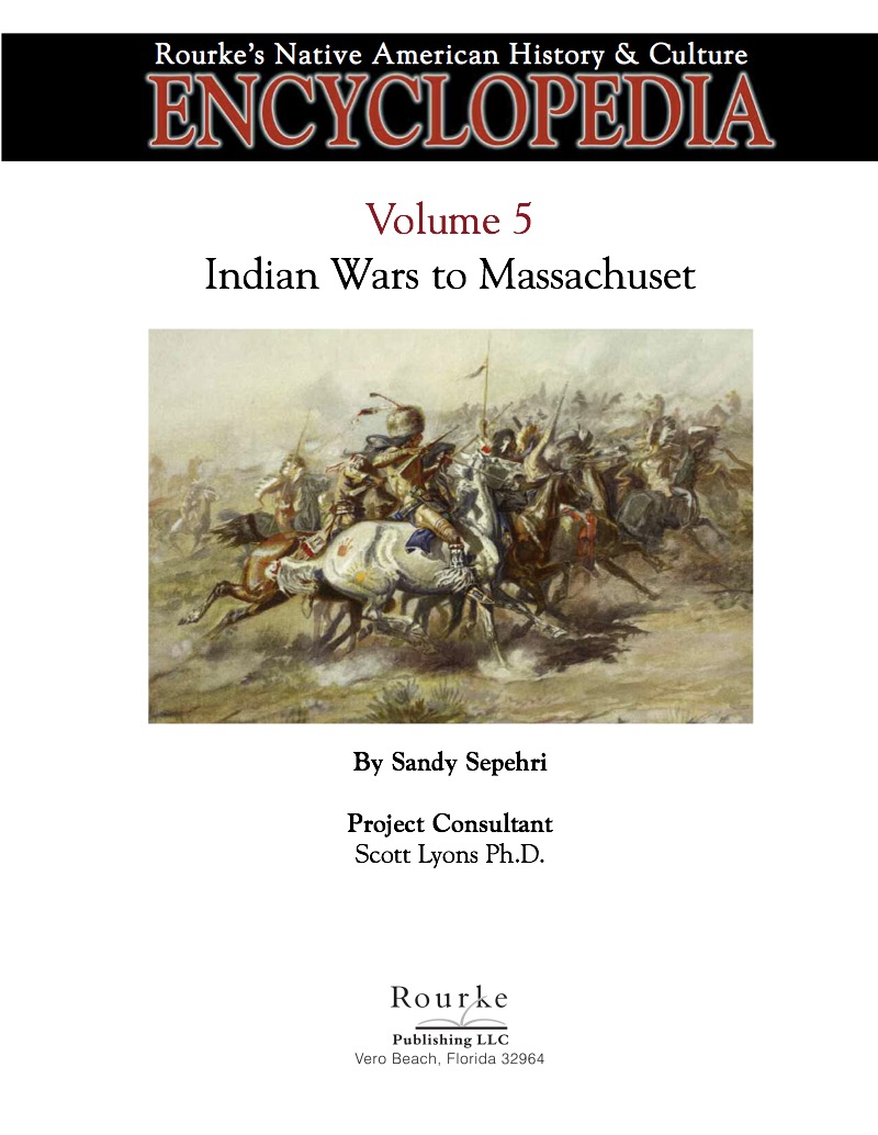 Native American Encyclopedia Indian Wars To Massachuset book cover