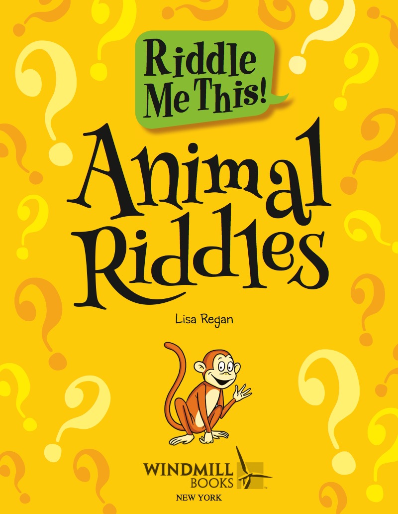 Animal Riddles book cover