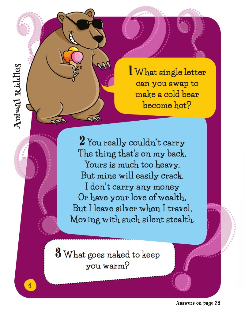 Animal Riddles — page 1
