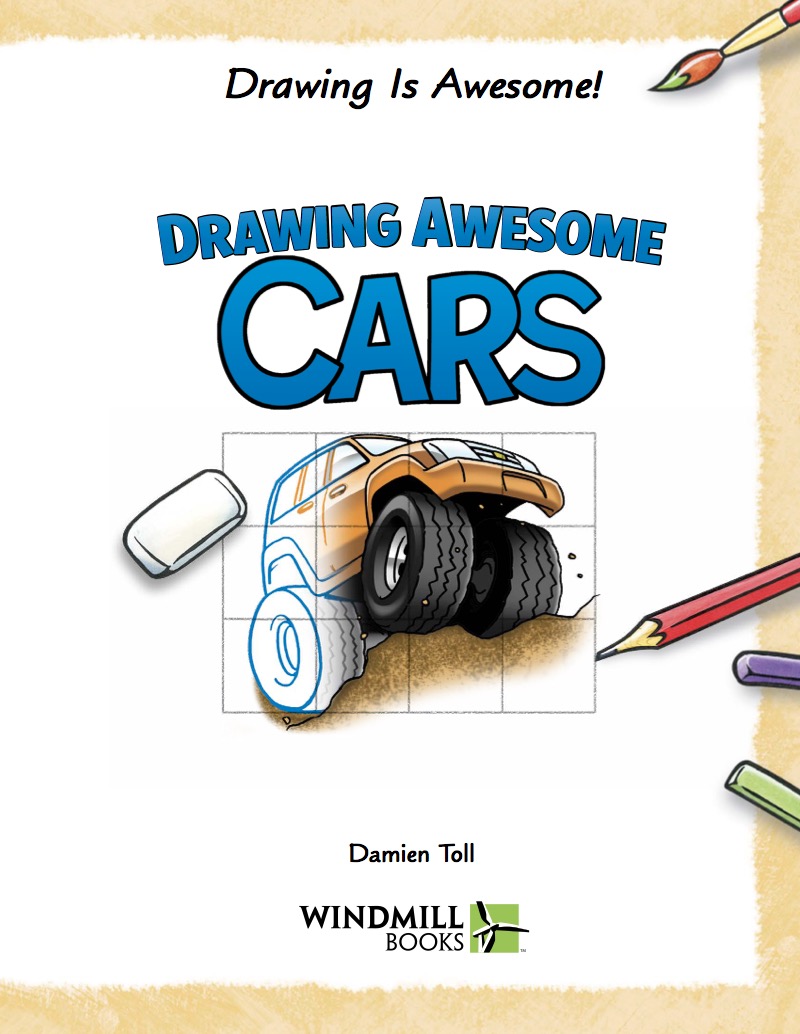 Drawing Awesome Cars book cover