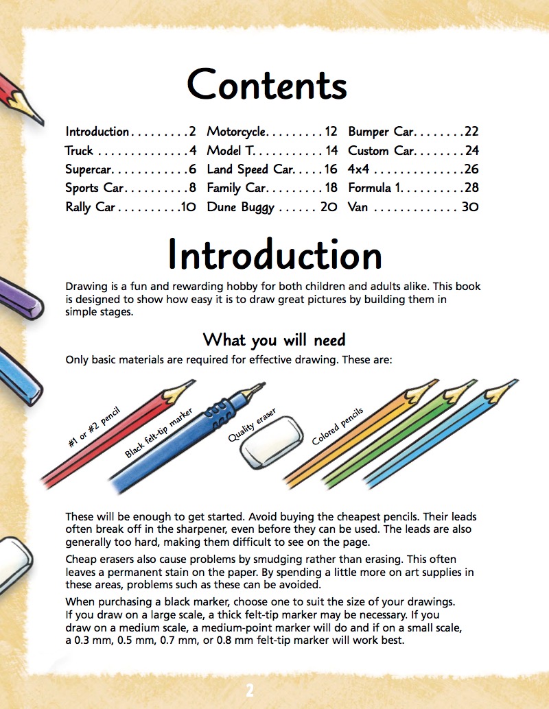 Drawing Awesome Cars — page 1