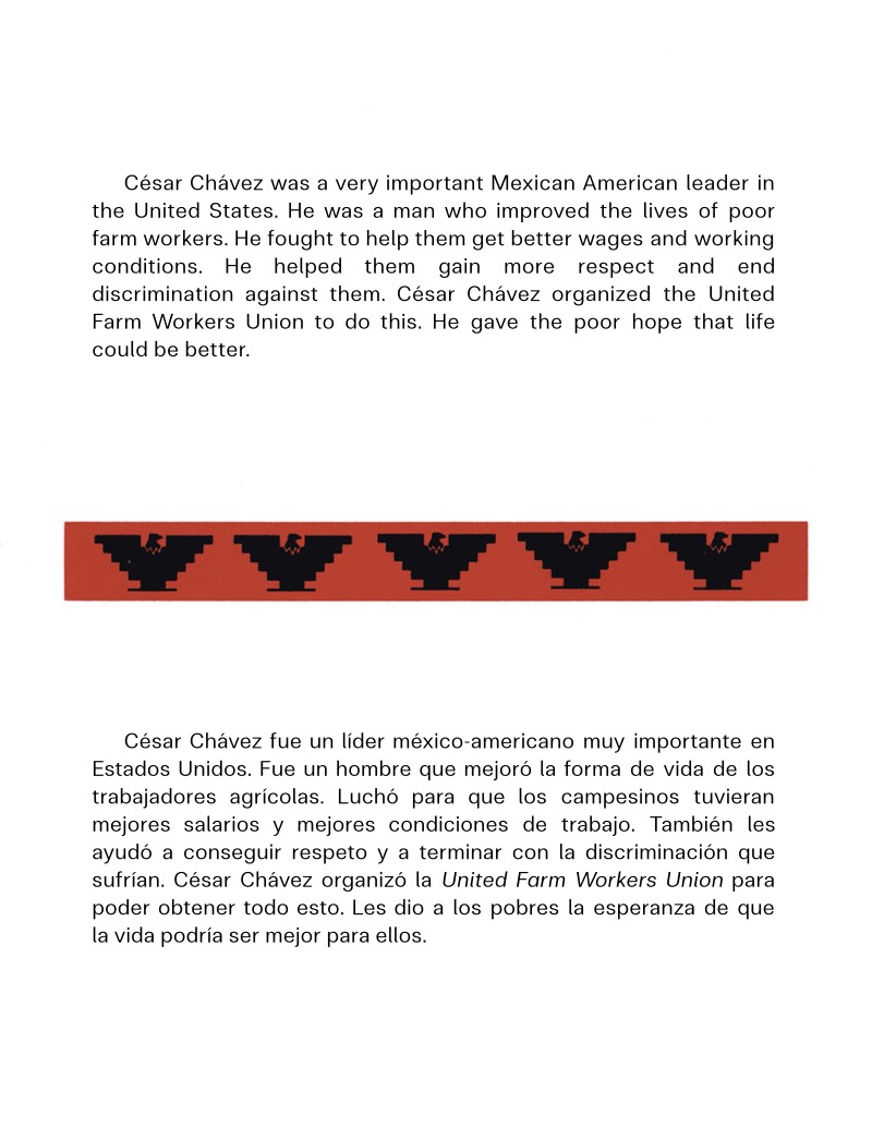 Cesar Chavez: La lucha por la justicia (The Struggle for Justice) — page 1