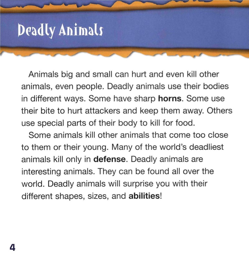 Nature’s Deadliest Animals — page 1
