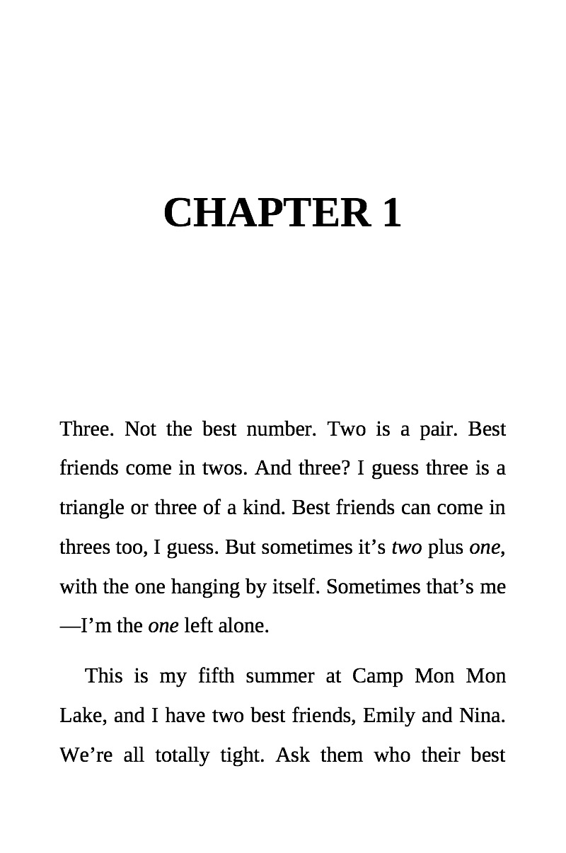 Claire's Cursed Camping Trip — page 1